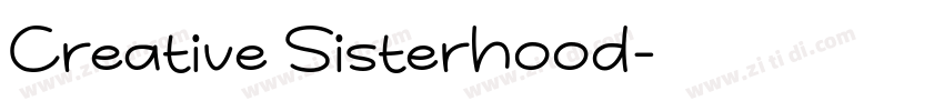 Creative Sisterhood字体转换